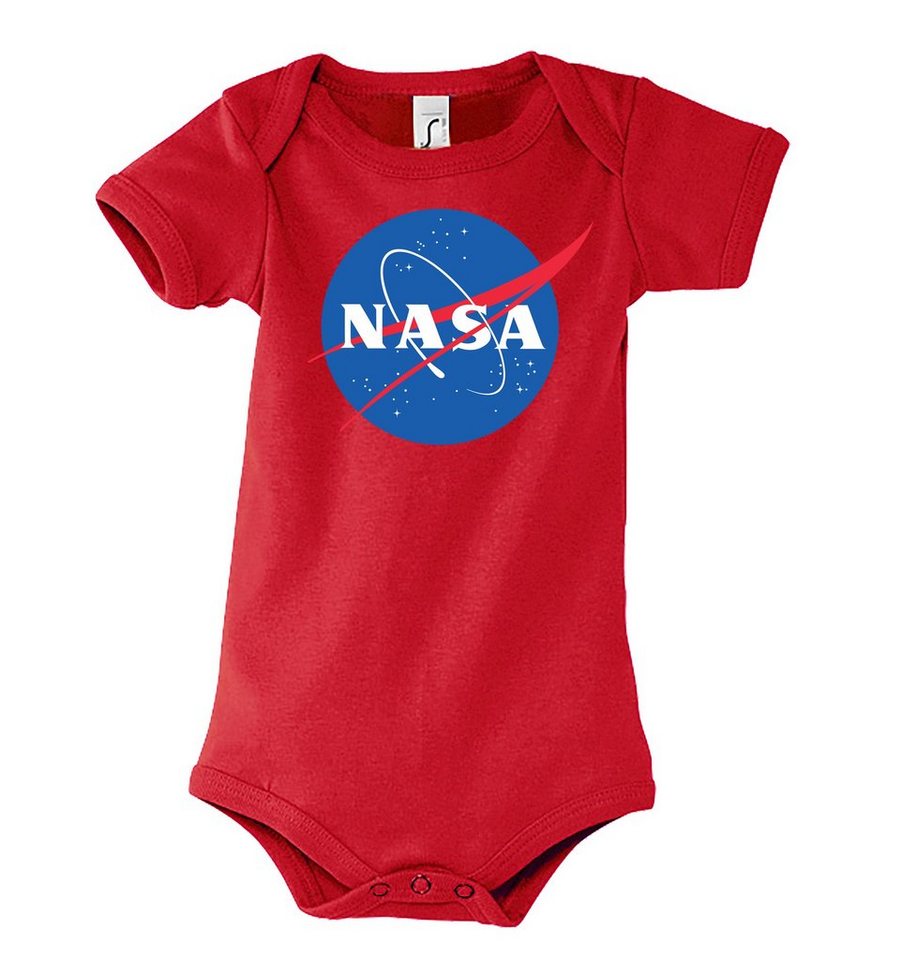 Youth Designz Kurzarmbody Baby Body Strampler NASA mit niedlichem Frontprint von Youth Designz