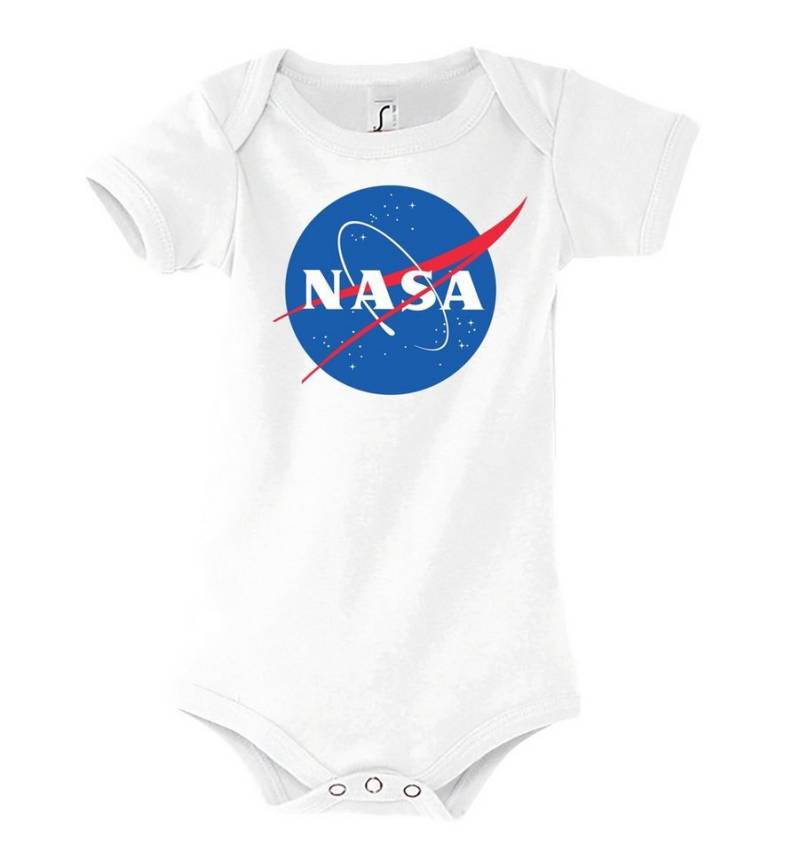 Youth Designz Kurzarmbody Baby Body Strampler NASA mit niedlichem Frontprint von Youth Designz