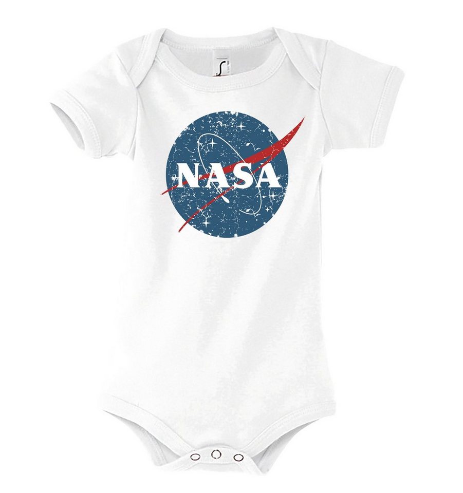 Youth Designz Kurzarmbody Baby Body Strampler Vintage Nasa mit niedlichem Frontprint von Youth Designz