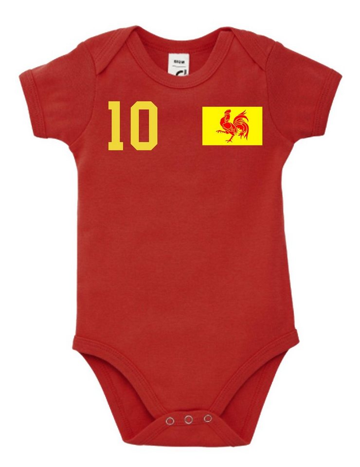 Youth Designz Kurzarmbody Belgien Kinder Baby Body Strampler mit trendigem Motiv von Youth Designz