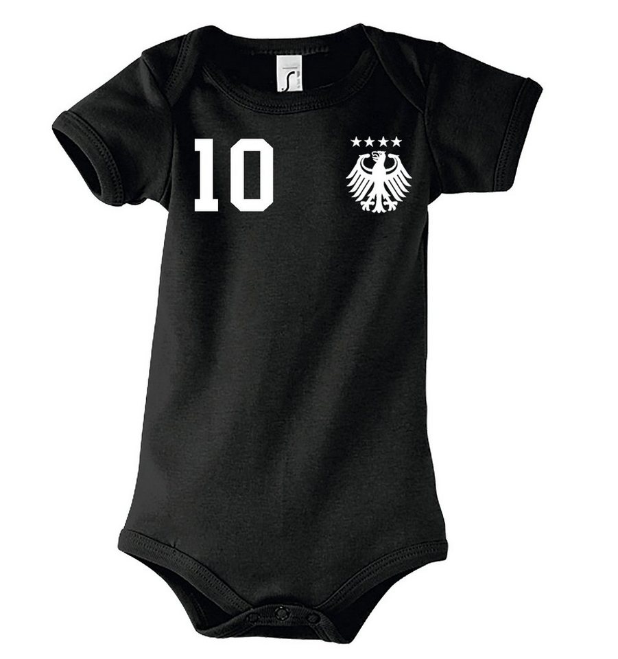 Youth Designz Kurzarmbody Deutschland Kinder Baby Body Strampler mit trendigem Motiv von Youth Designz