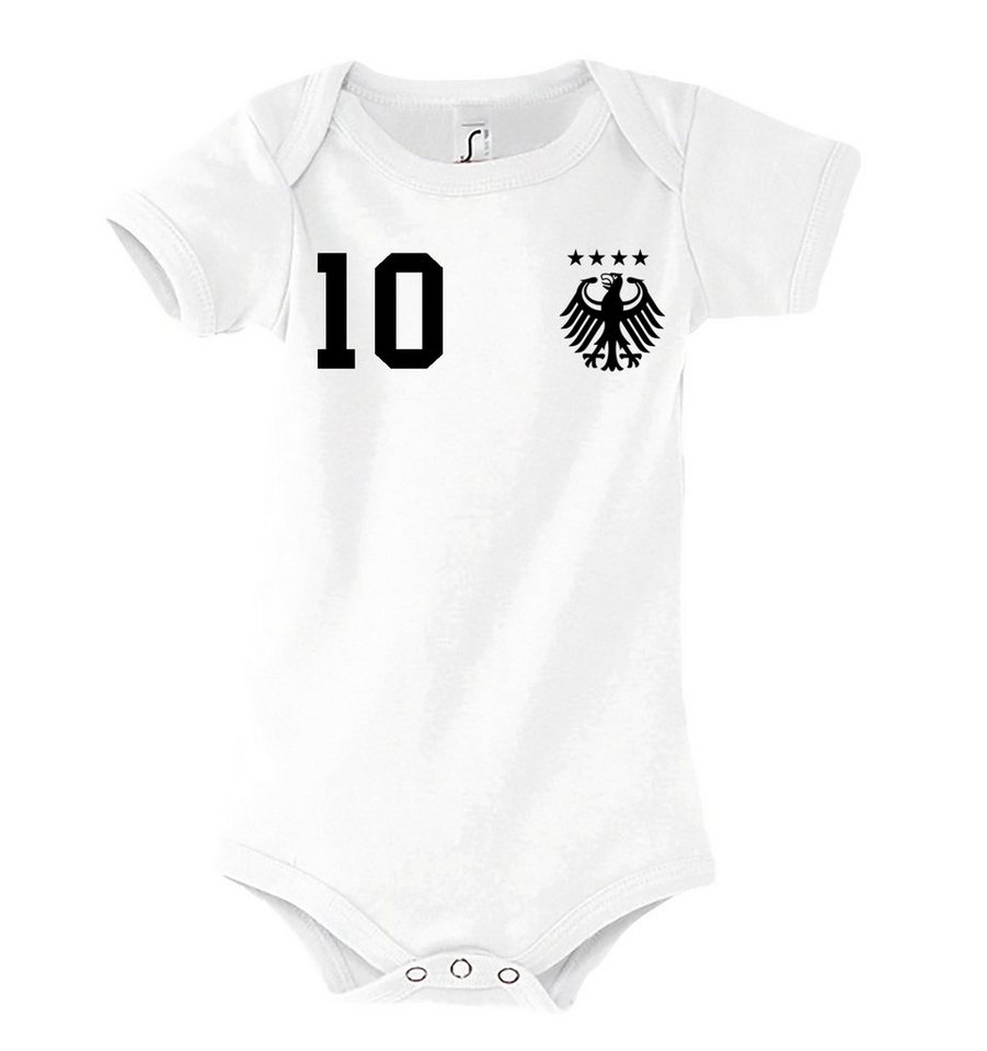 Youth Designz Kurzarmbody Deutschland Kinder Baby Body Strampler mit trendigem Motiv von Youth Designz