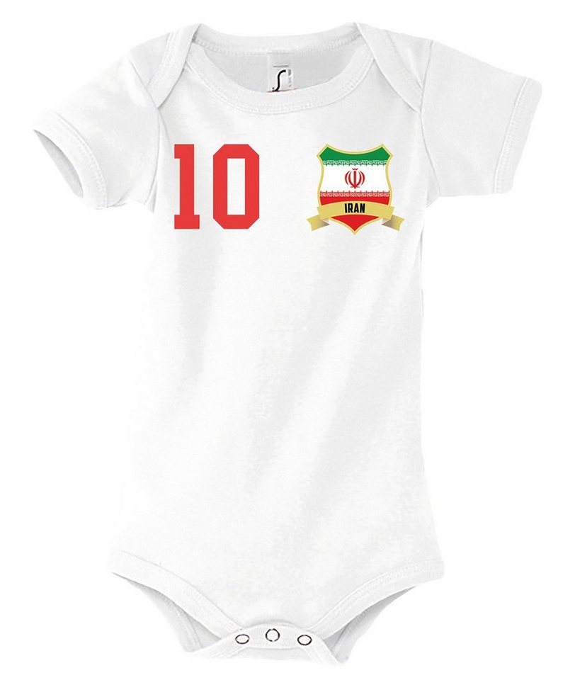 Youth Designz Kurzarmbody Iran Kinder Baby Body Strampler mit trendigem Motiv von Youth Designz