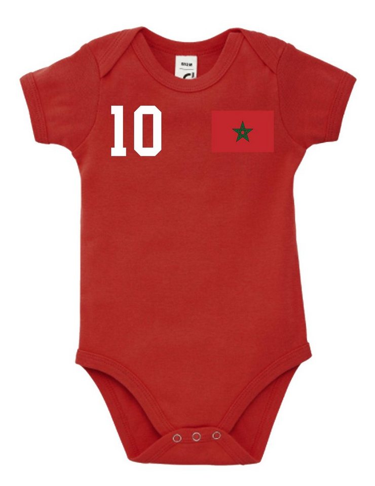 Youth Designz Kurzarmbody Marokko Kinder Baby Body Strampler mit trendigem Motiv von Youth Designz