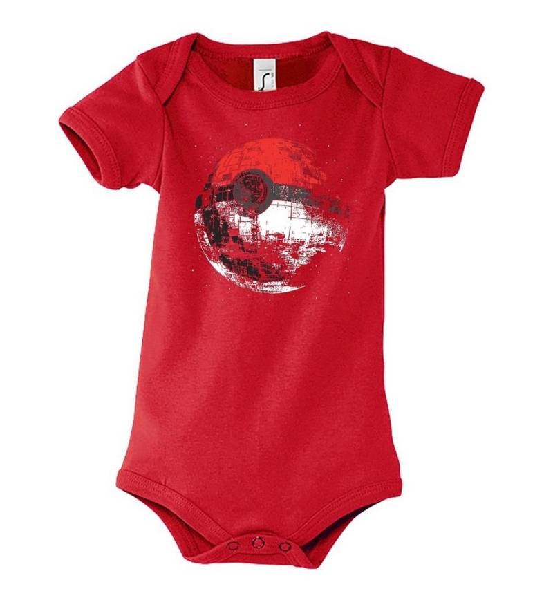 Youth Designz Kurzarmbody Poke Stern Ball Baby Strampler Body in tollem Design, mit Frontdruck von Youth Designz