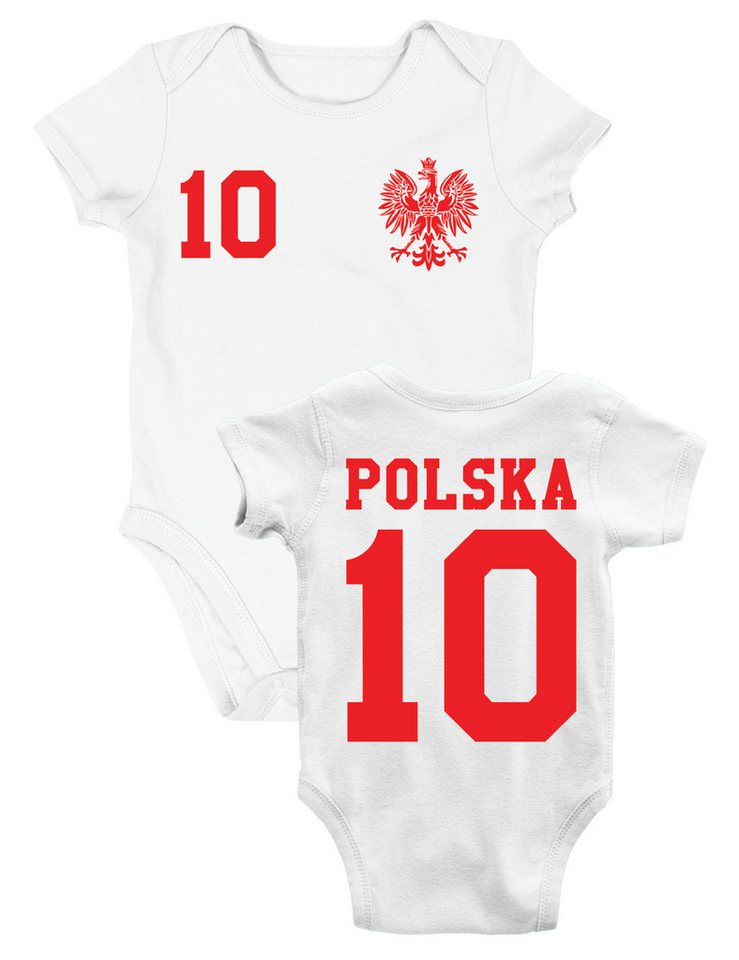 Youth Designz Kurzarmbody Polen Kinder Baby Body Strampler mit trendigem Motiv von Youth Designz