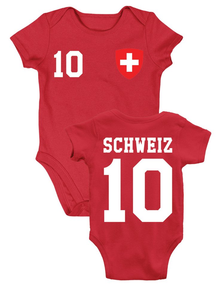 Youth Designz Kurzarmbody Schweiz Kinder Baby Body Strampler mit trendigem Motiv von Youth Designz