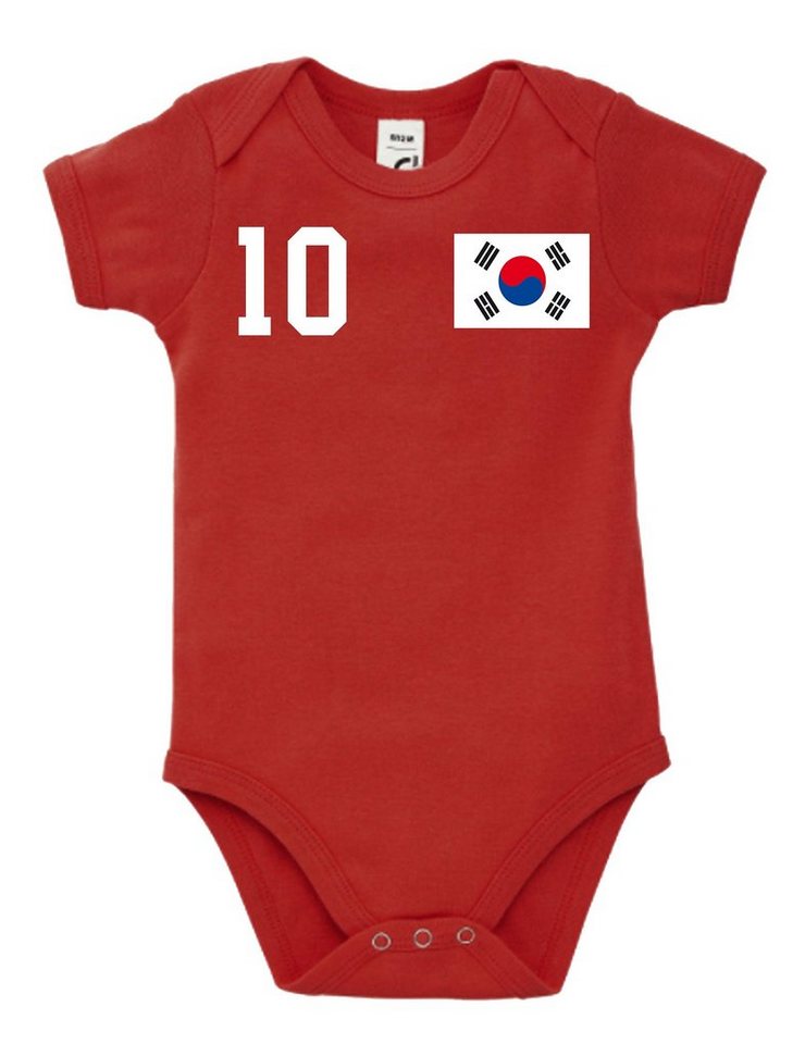 Youth Designz Kurzarmbody Südkorea Kinder Baby Body Strampler mit trendigem Motiv von Youth Designz