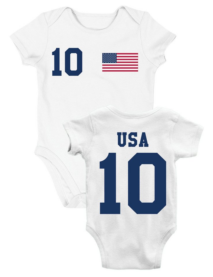 Youth Designz Kurzarmbody USA Fußball Kinder Baby Body Strampler Geschenk mit modischen Aufdruck für Jungs und Mädchen von Youth Designz