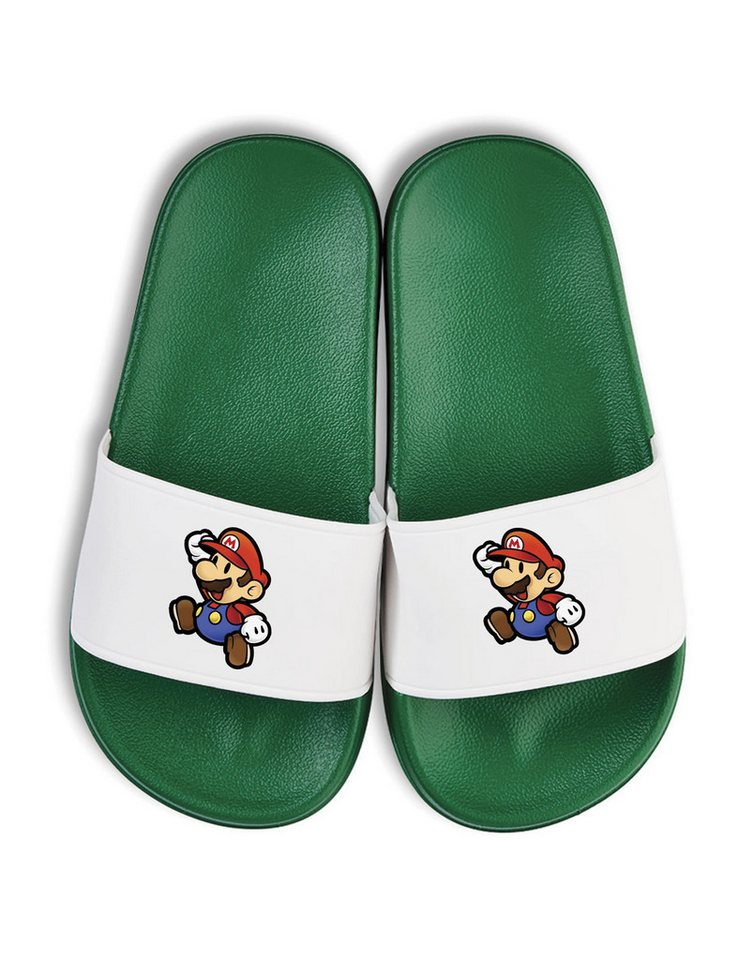 Youth Designz Mario Kinder Badelatschen Flip Flops Badeschuh mit lustigen Print für Jungen und Mädchen von Youth Designz