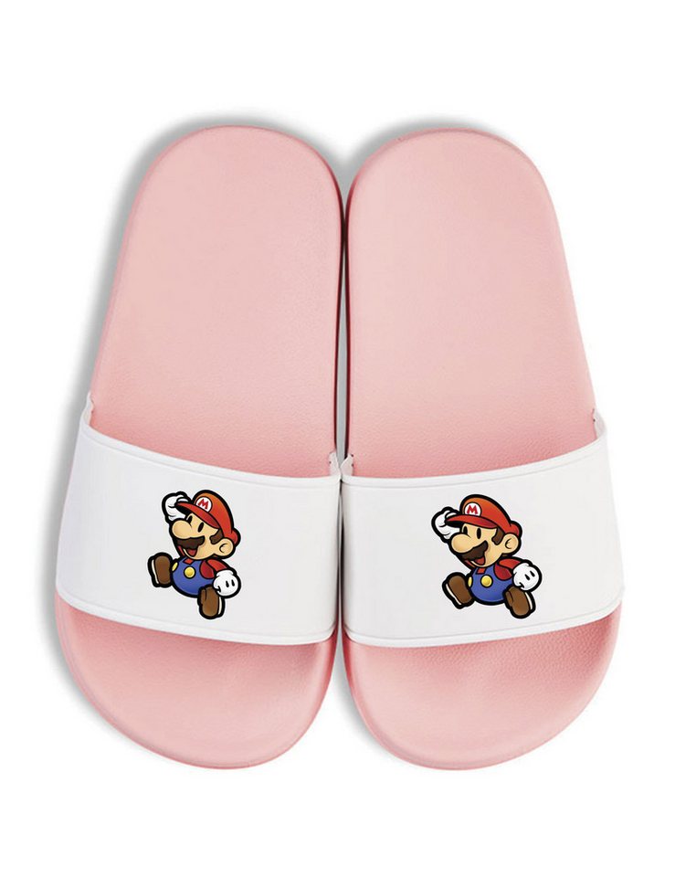 Youth Designz Mario Kinder Badelatschen Flip Flops Badeschuh mit lustigen Print für Jungen und Mädchen von Youth Designz