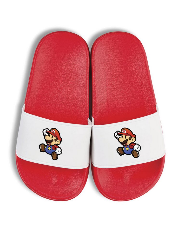 Youth Designz Mario Kinder Badelatschen Flip Flops Badeschuh mit lustigen Print für Jungen und Mädchen von Youth Designz