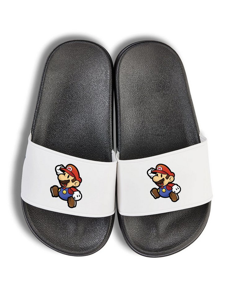 Youth Designz Mario Kinder Badelatschen Flip Flops Badeschuh mit lustigen Print von Youth Designz