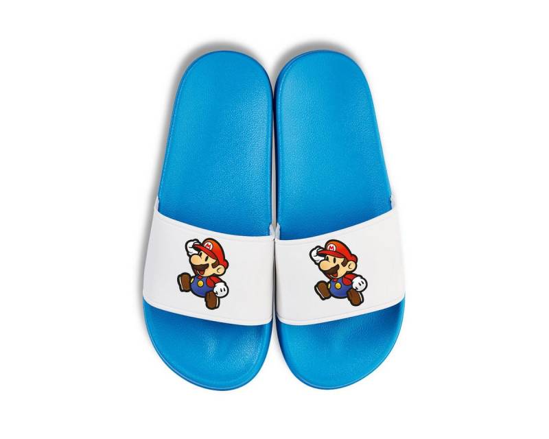 Youth Designz Mario Unisex Badelatschen Flip Flops Badeschuh mit lustigen Logo für Damen und Herren von Youth Designz