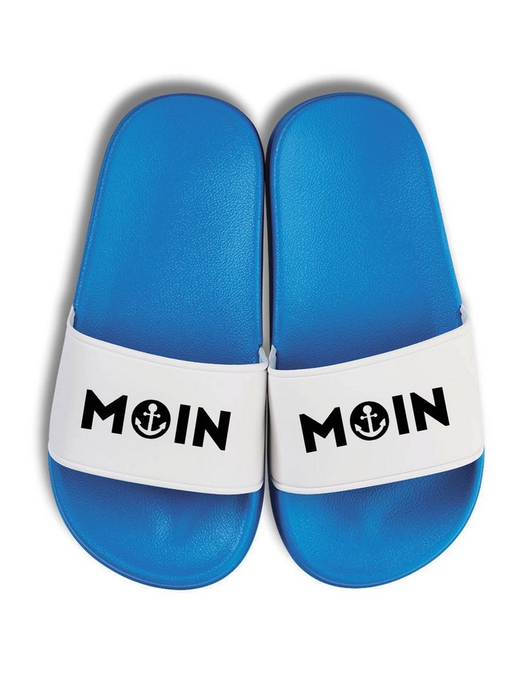Youth Designz Moin Anker Kinder Badelatschen Flip Flops Badeschuh mit lustigen Motiv für Kinder von Youth Designz
