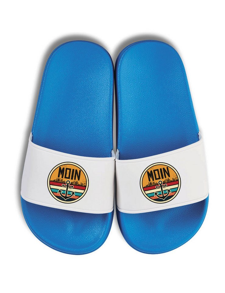 Youth Designz Moin Kinder Badelatschen Flip Flops Badeschuh mit lustigen Motiv für Kids von Youth Designz
