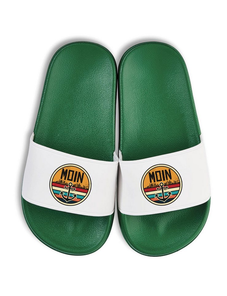 Youth Designz Moin Kinder Badelatschen Flip Flops Badeschuh mit lustigen Motiv für Kids von Youth Designz