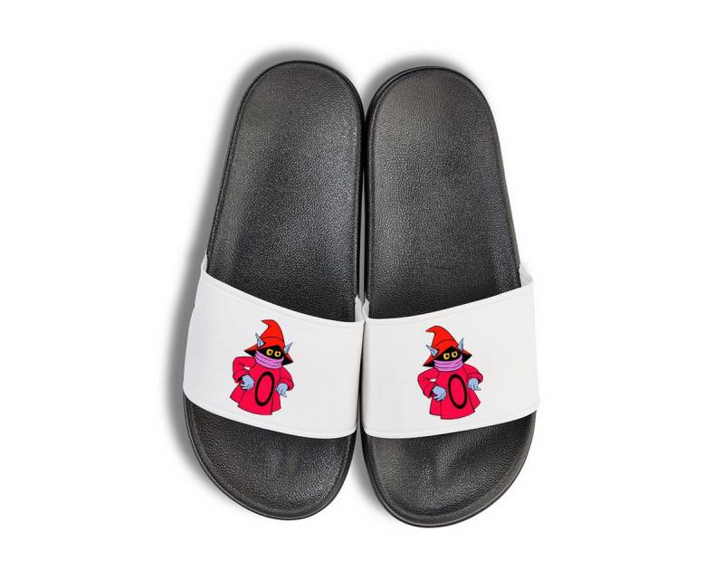 Youth Designz Orko Unisex Badelatschen Flip Flops Badeschuh mit lustigen Logo für Damen und Herren von Youth Designz