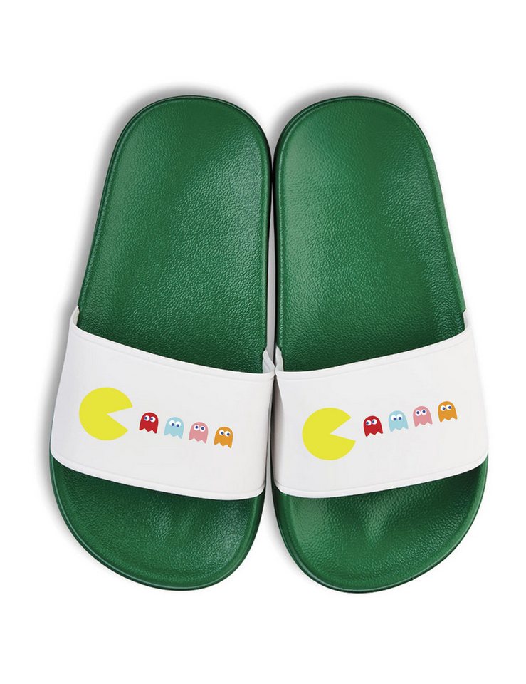 Youth Designz Pacman Kinder Badelatschen Flip Flops Badeschuh mit Retro Print von Youth Designz