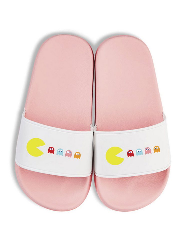 Youth Designz Pacman Kinder Badelatschen Flip Flops Badeschuh mit Retro Print von Youth Designz