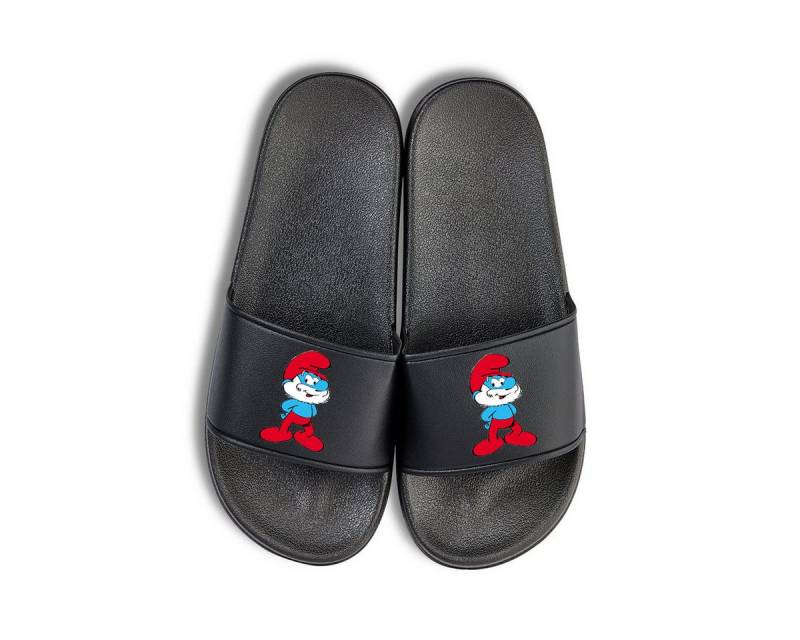 Youth Designz Papa Schlumpf Unisex Badelatschen Flip Flops Badeschuh mit lustigen Logo für Herren & Damen von Youth Designz