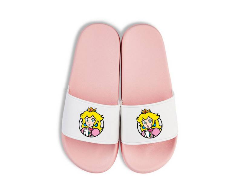 Youth Designz Peach Unisex Badelatschen Flip Flops Badeschuh mit lustigen Logo für Herren und Damen von Youth Designz