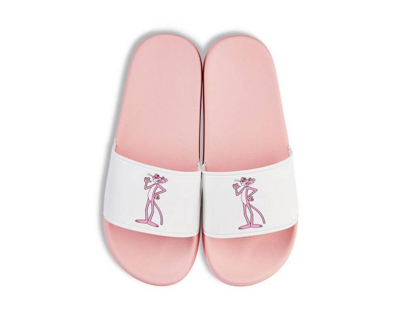 Youth Designz Pink Panther Unisex Badelatschen Flip Flips Badeschuh mit lustigen Logo für Damen und Herren von Youth Designz