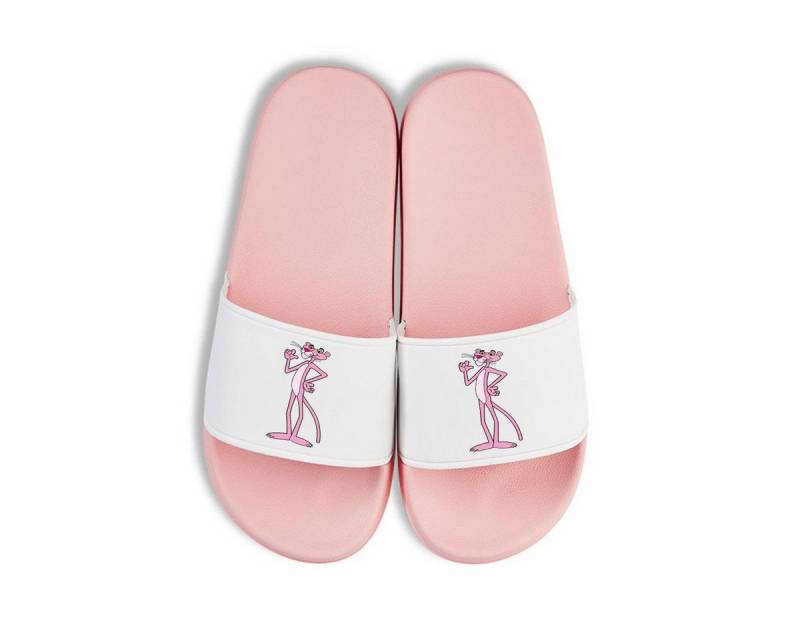 Youth Designz Pink Panther Unisex Badelatschen Flip Flips Badeschuh mit lustigen aufdruck für Damen und Herren von Youth Designz