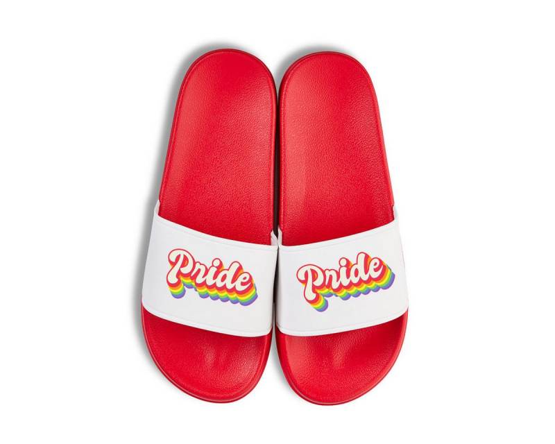 Youth Designz Pride Unisex Badelatschen Flip Flops Badeschuh mit lustigen Logo für Damen und Herren von Youth Designz