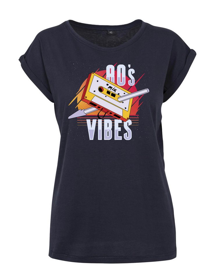 Youth Designz Print-Shirt "80s Kassette Vibes" Damen T-Shirt Statement Geschenk Frauen Motiv mit stylischen Retro Aufdruck von Youth Designz