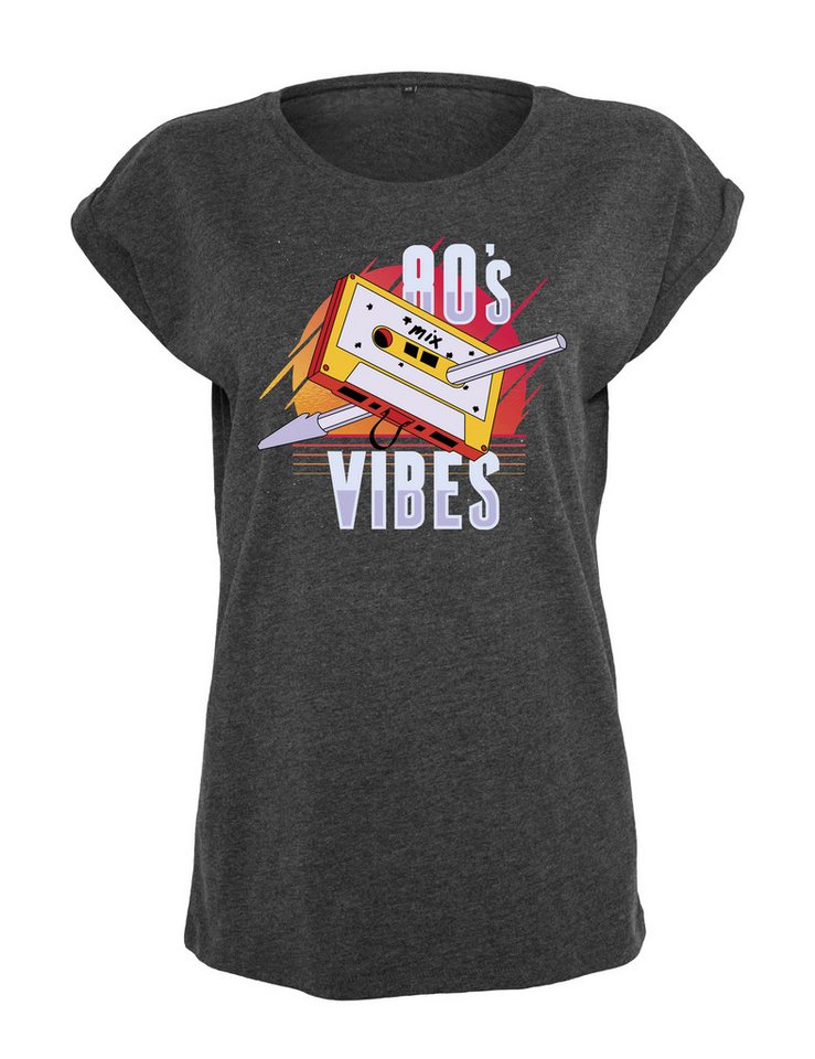Youth Designz Print-Shirt "80s Kassette Vibes" Damen T-Shirt Statement Geschenk Frauen Motiv mit stylischen Retro Aufdruck von Youth Designz