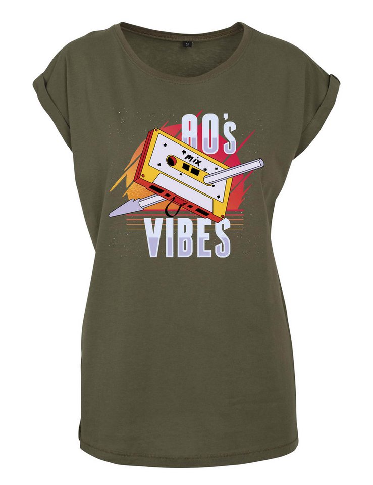 Youth Designz Print-Shirt "80s Kassette Vibes" Damen T-Shirt Statement Geschenk Frauen Motiv mit stylischen Retro Aufdruck von Youth Designz