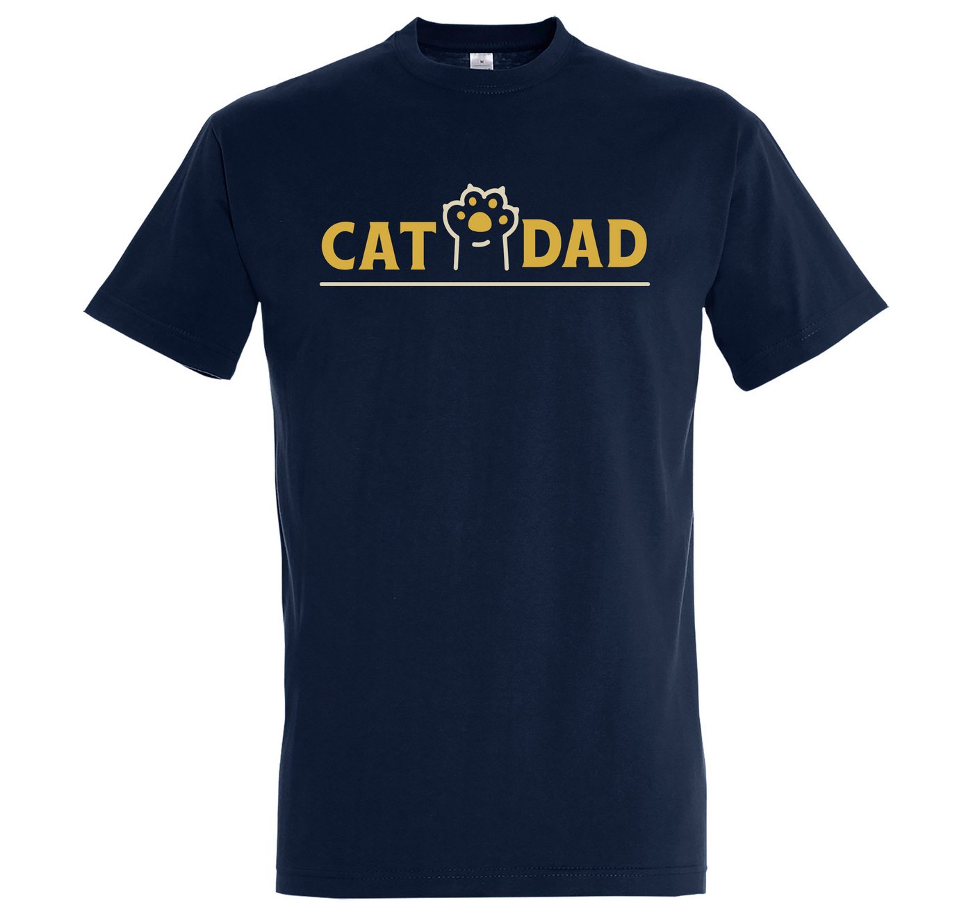 Youth Designz Print-Shirt Cat Dad Herren T-Shirt mit lustigen Logo für Herren von Youth Designz