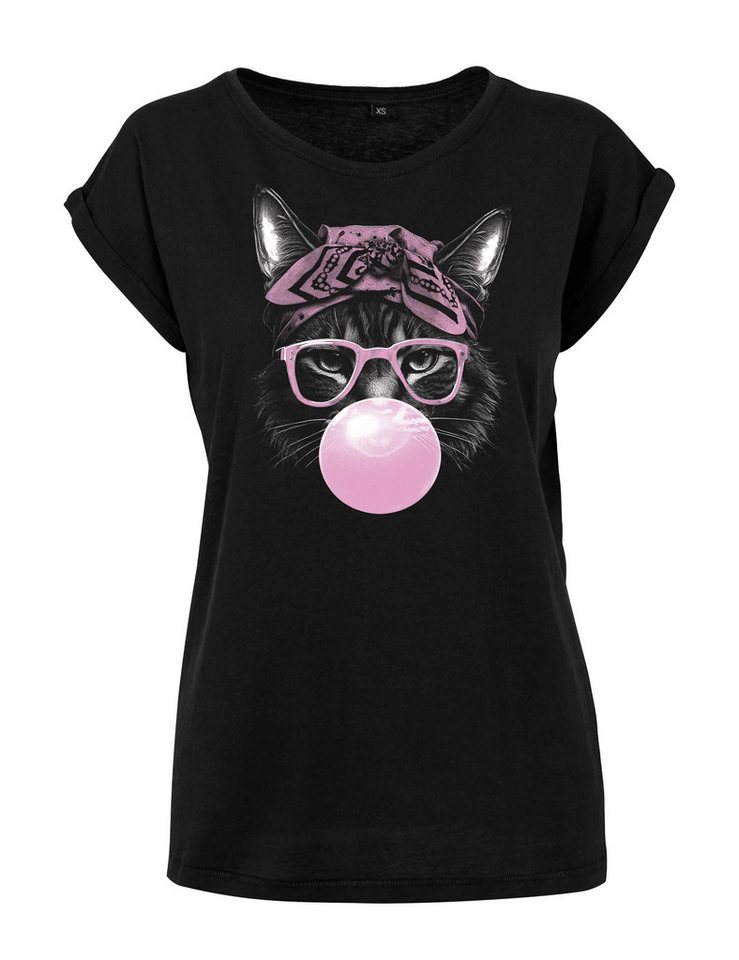 Youth Designz Print-Shirt "Cool cat Glasses" Damen T-Shirt als Statement oder Geschenk Motiv von Youth Designz