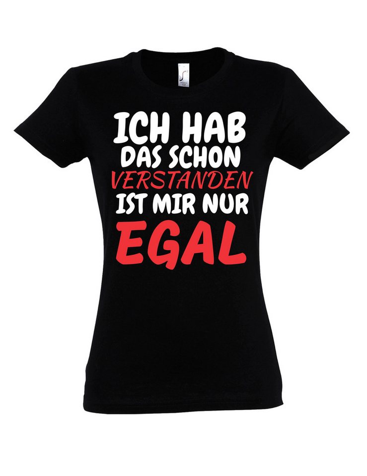 Youth Designz Print-Shirt Verstanden Egal Damen T-Shirt mit lustigen Spruch Statement Geschenk lustiger Aufdruck für Frauen Youth Designz Print-Shirt Verstanden Egal Damen T-Shirt mit lustigen Spruch Statement Geschenk lustiger Aufdruck für Frauen von Youth Designz