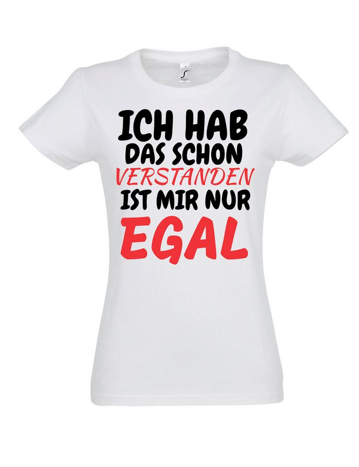 Youth Designz Print-Shirt Verstanden Egal Damen T-Shirt mit lustigen Spruch Statement Geschenk lustiger Aufdruck für Frauen Youth Designz Print-Shirt Verstanden Egal Damen T-Shirt mit lustigen Spruch Statement Geschenk lustiger Aufdruck für Frauen von Youth Designz