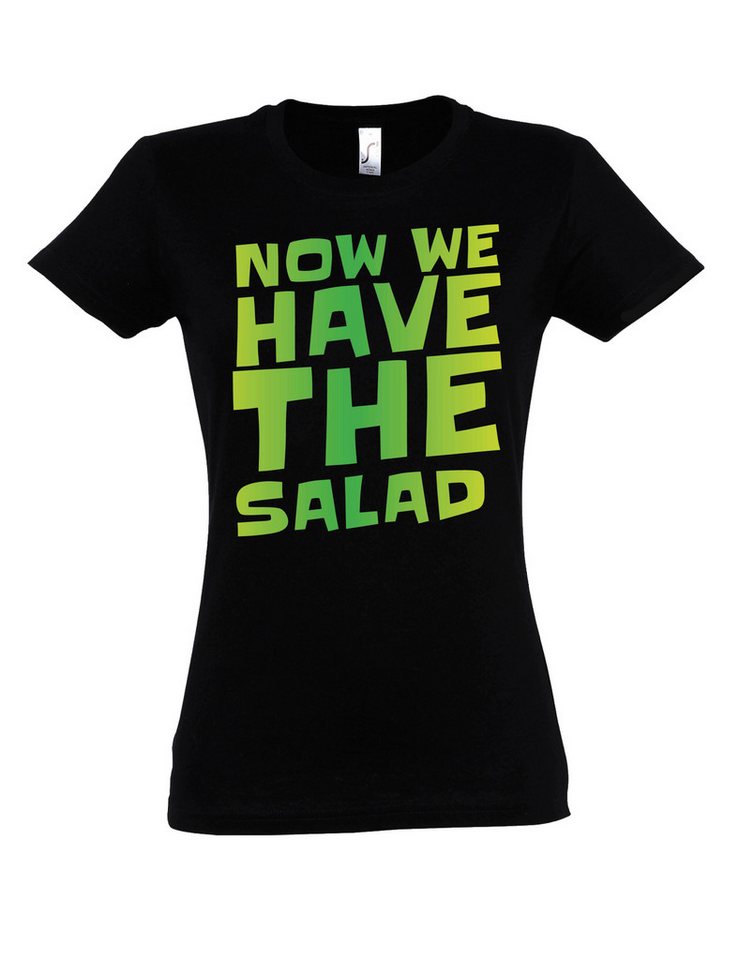 Youth Designz Print-Shirt "Jetzt haben wir denn Salat" Damen T-Shirt witzig Aufdruck Geschenk mit lustigen Print für Frauen Youth Designz Print-Shirt "Jetzt haben wir denn Salat" Damen T-Shirt witzig Aufdruck Geschenk mit lustigen Print für Frauen von Youth Designz