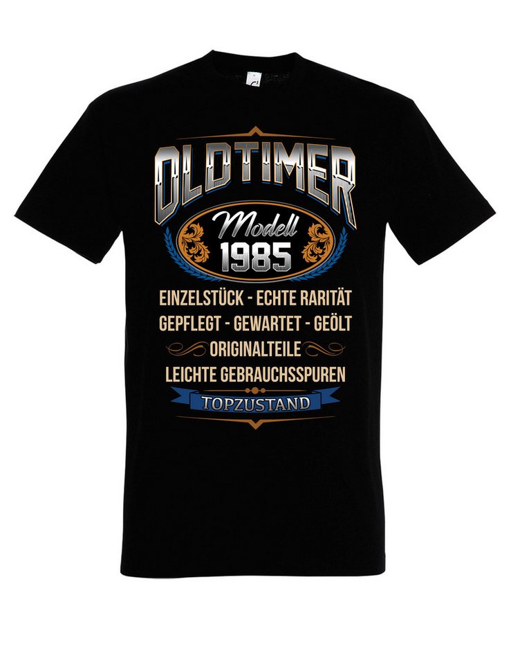 Youth Designz Print-Shirt Herren T-shirt Oldtimer Vintage T-Shirt mit modischem Frontprint Youth Designz Print-Shirt Herren T-shirt Oldtimer Vintage T-Shirt mit modischem Frontprint von Youth Designz