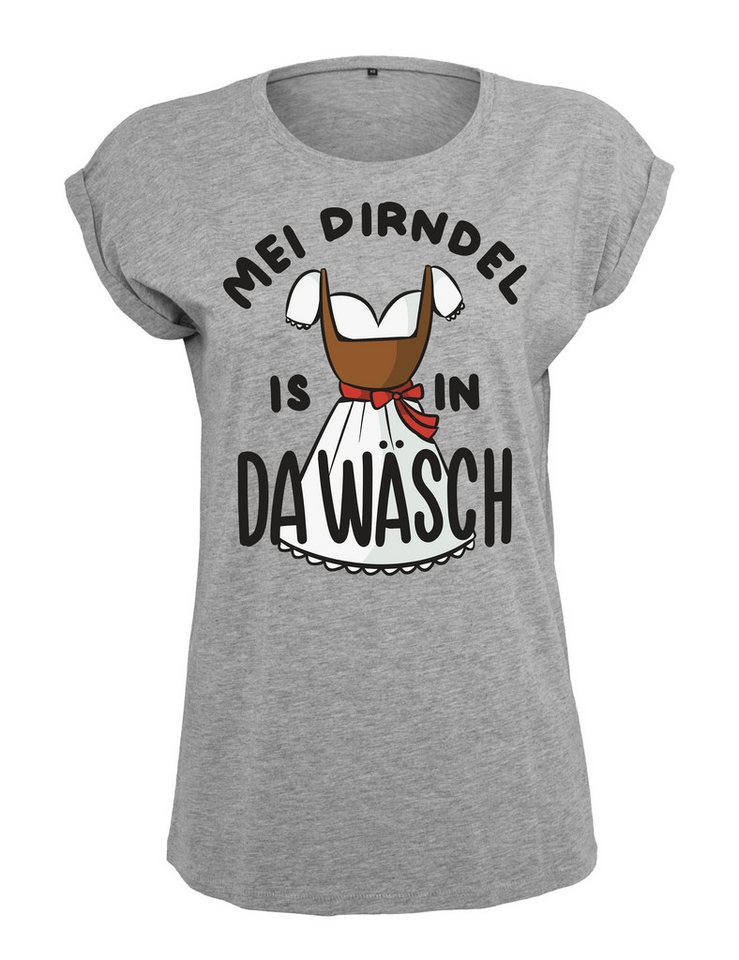 Youth Designz Print-Shirt "Dirndel in da Wäsch" Damen T-Shirt Statement Geschenk Frauen Motiv mit lustigem und stylischen Aufdruck füt Frauen Youth Designz Print-Shirt "Dirndel in da Wäsch" Damen T-Shirt Statement Geschenk Frauen Motiv mit lustigem und stylischen Aufdruck füt Frauen von Youth Designz