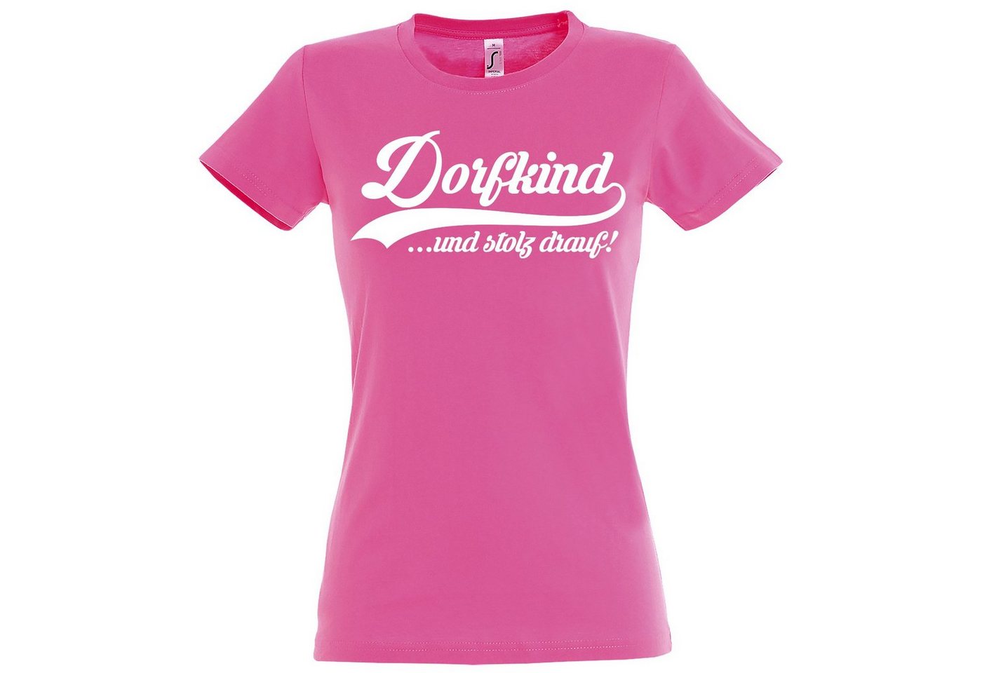 Youth Designz Print-Shirt Dorfkind Damen T-Shirt mit modischem Print von Youth Designz