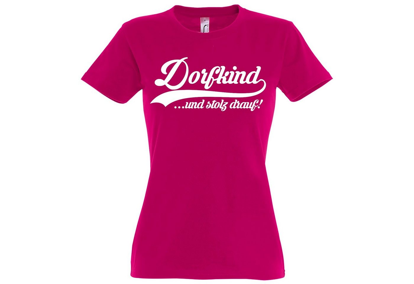 Youth Designz Print-Shirt Dorfkind Damen T-Shirt mit modischem Print von Youth Designz