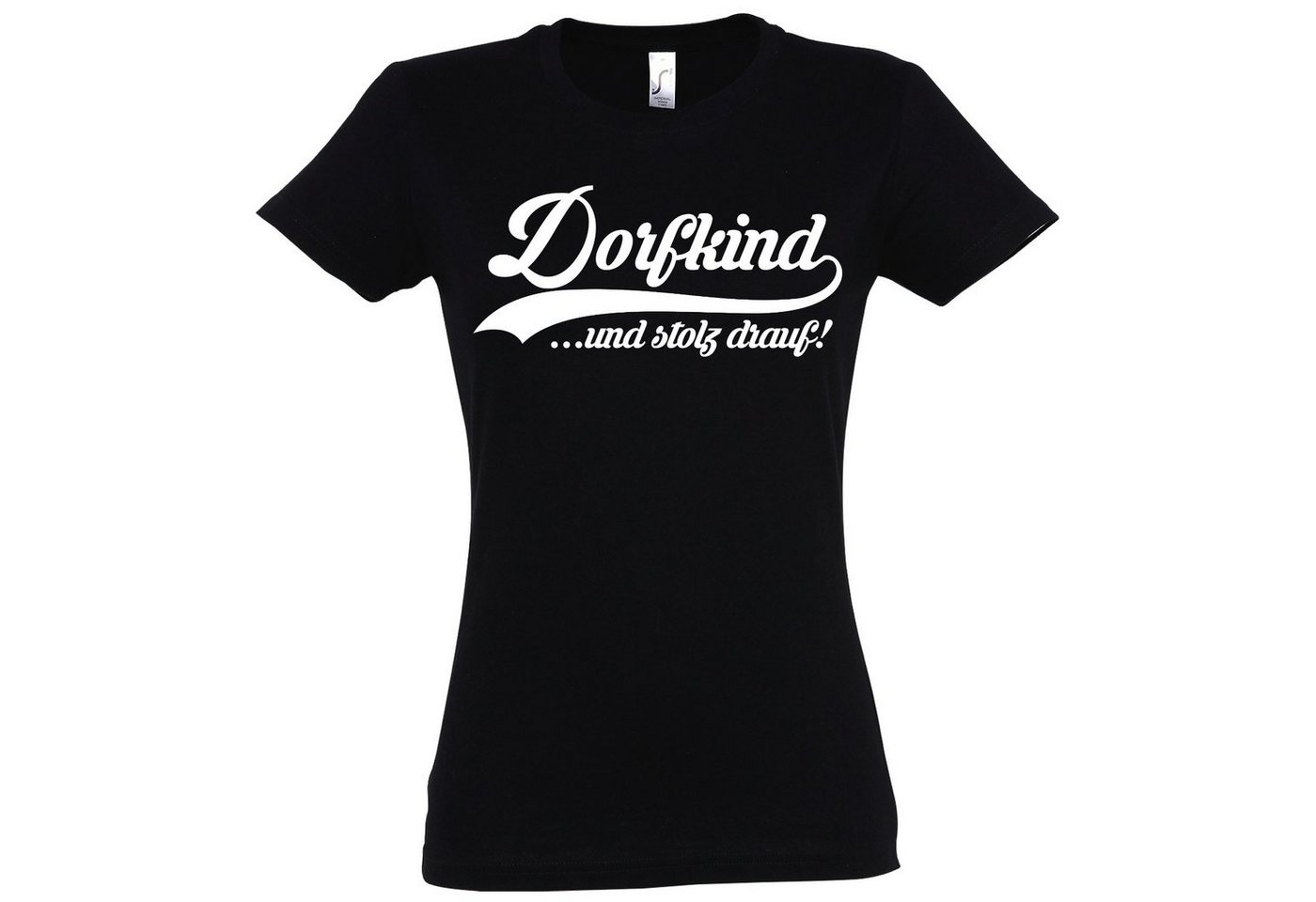 Youth Designz Print-Shirt Dorfkind Damen T-Shirt mit modischem Print von Youth Designz