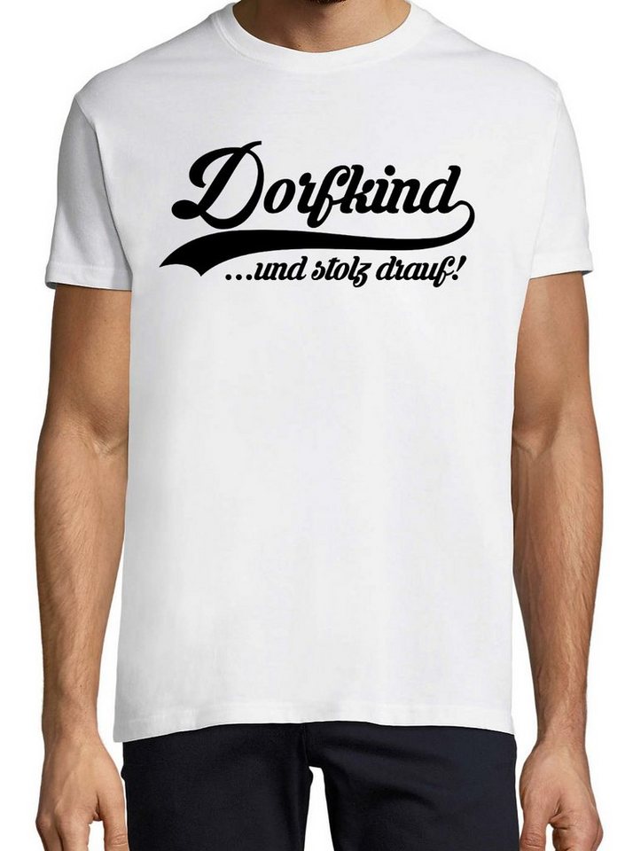 Youth Designz Print-Shirt Dorfkind Herren T-Shirt mit lustigem Spruch Youth Designz Print-Shirt Dorfkind Herren T-Shirt mit lustigem Spruch von Youth Designz