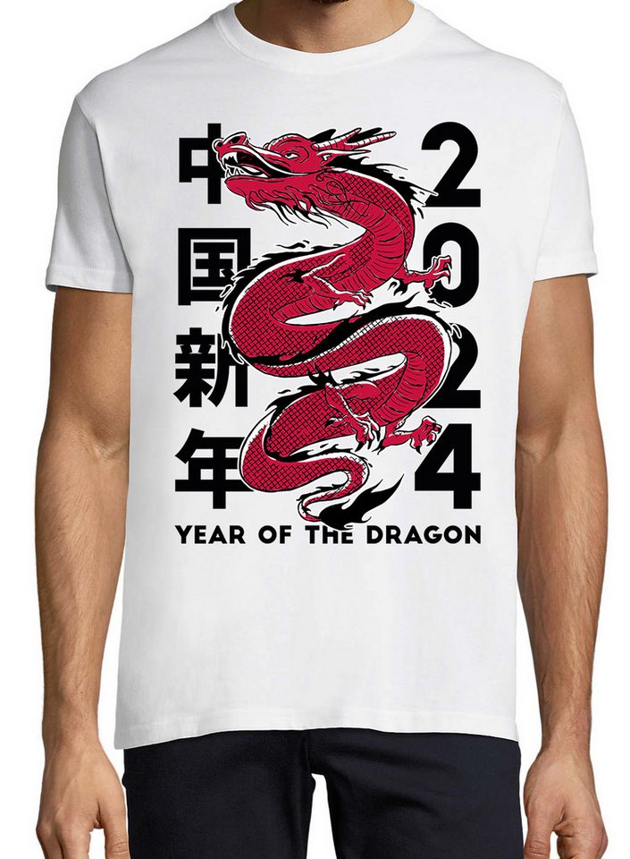 Youth Designz Print-Shirt Dragon 2024 Herren T-Shirt mit lustigen Logo für Herren Youth Designz Print-Shirt Dragon 2024 Herren T-Shirt mit lustigen Logo für Herren von Youth Designz
