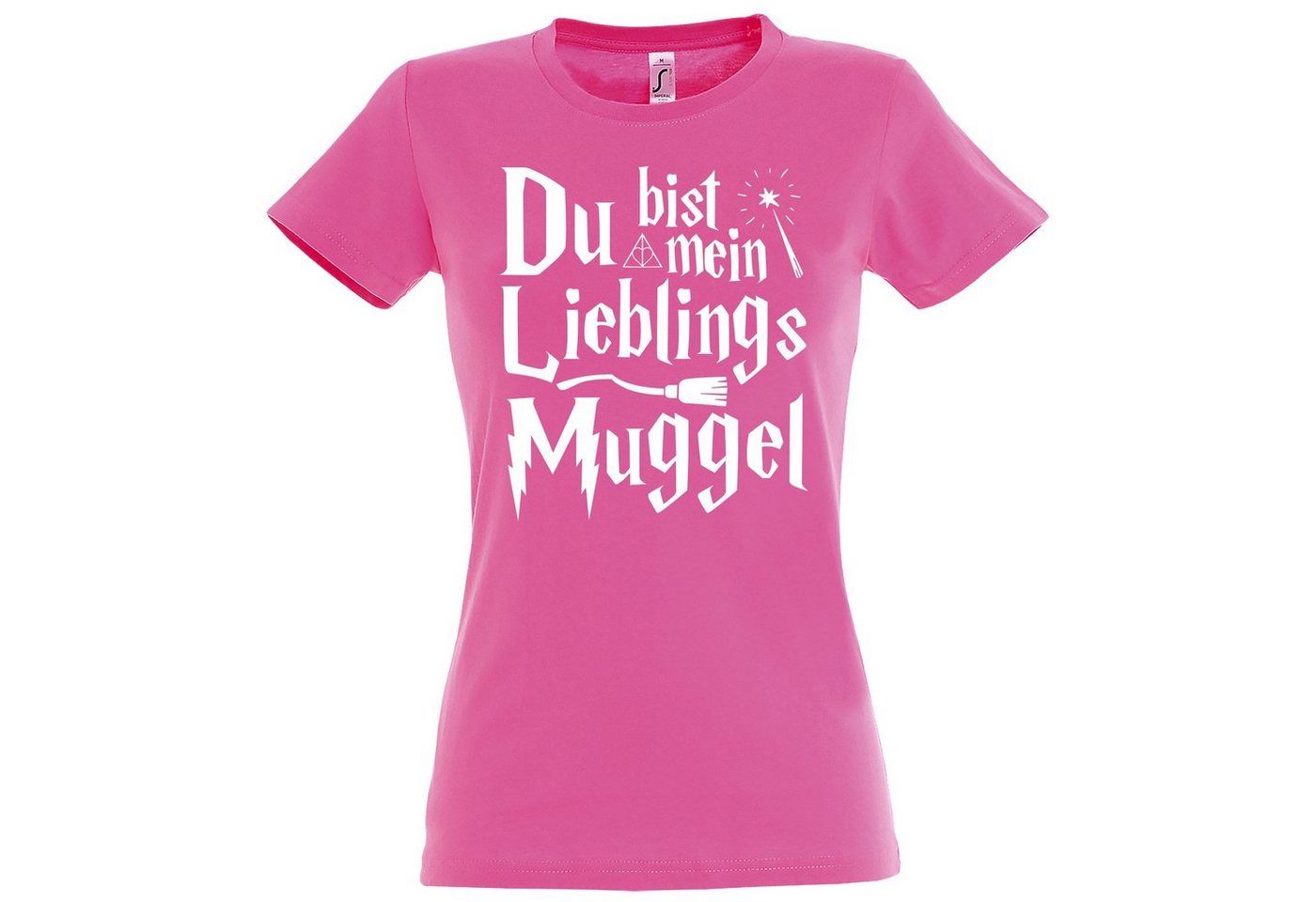 Youth Designz Print-Shirt Du Bist Mein Lieblingsmuggel Spruch Damen T-Shirt mit modischem Fun-Look Aufdruck von Youth Designz