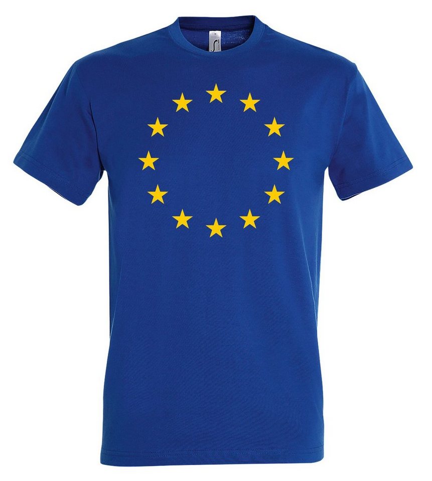 Youth Designz Print-Shirt EU Europa Flagge Herren T-Shirt mit modischem EU Sterne Aufdruck von Youth Designz