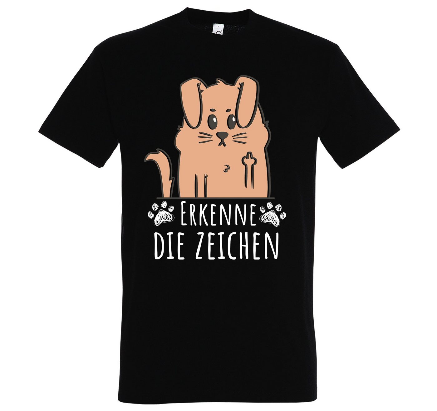 Youth Designz Print-Shirt Erkenne die Zeichen Herren T-Shirt mit lustigem Spruch Aufdruck von Youth Designz