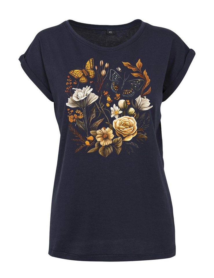 Youth Designz Print-Shirt "Flowers Botanic" Damen T-Shirt Statement Geschenk Frauen Motiv mit stylischen Aufdruck Youth Designz Print-Shirt "Flowers Botanic" Damen T-Shirt Statement Geschenk Frauen Motiv mit stylischen Aufdruck von Youth Designz