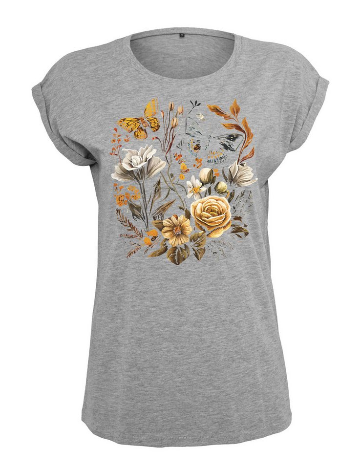 Youth Designz Print-Shirt "Flowers Botanic" Damen T-Shirt Statement Geschenk Frauen Motiv mit stylischen Aufdruck Youth Designz Print-Shirt "Flowers Botanic" Damen T-Shirt Statement Geschenk Frauen Motiv mit stylischen Aufdruck von Youth Designz