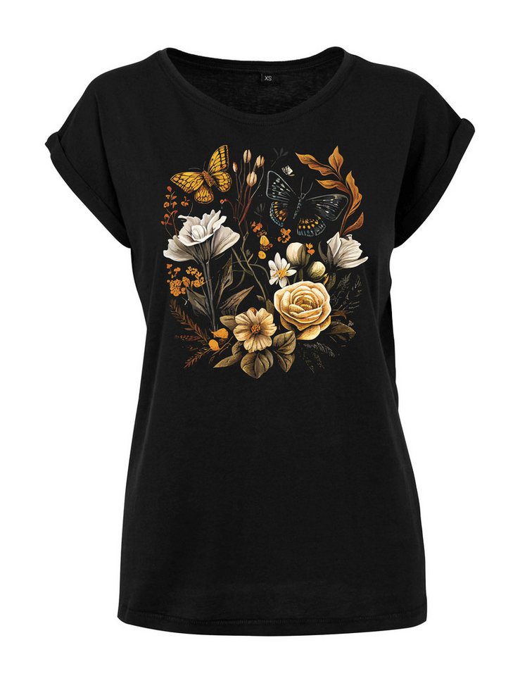 Youth Designz Print-Shirt "Flowers Botanic" Damen T-Shirt Statement Geschenk Frauen Motiv mit stylischen Aufdruck Youth Designz Print-Shirt "Flowers Botanic" Damen T-Shirt Statement Geschenk Frauen Motiv mit stylischen Aufdruck von Youth Designz